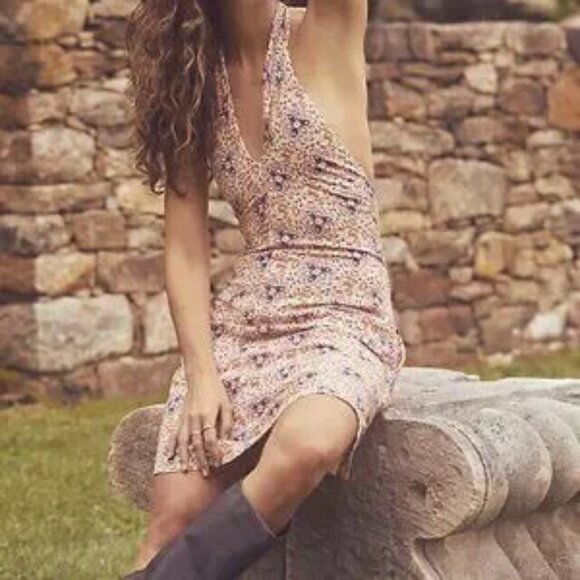 NWOT Free People Isla Halter Mini Dress XS - Picture 4 of 11